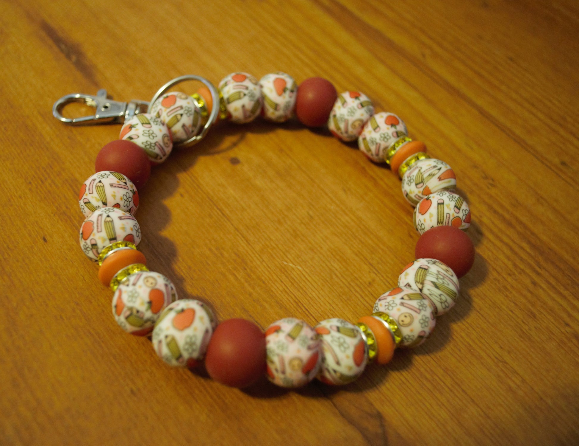Teacher Keyring Wristlet
