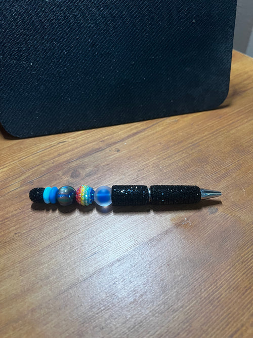 Black oil slick pen